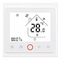 Smart θερμοστάτης πετρελαίου BHT-002-GBLW, WiFi, χωνευτός, λευκός BHT-002-GBLW