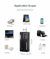 KEWEISI Συσκευή ελέγχου θύρας USB KWS-10VA, 2x USB Output, 3-9V CAB-U096