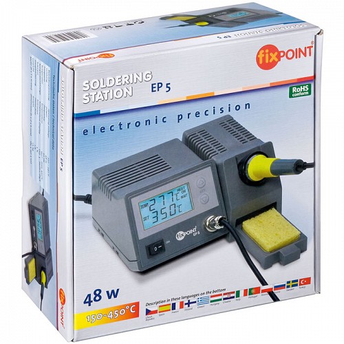 Ψηφιακός σταθμός κόλλησης με μπλε φωτιζόμενη οθόνη LED 51098