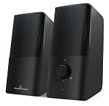 POWERTECH ηχεία Premium sound PT-847, 2x 3W, 3.5mm, μαύρα PT-847
