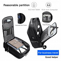 ARCTIC HUNTER τσάντα πλάτης B00403 με θήκη laptop 15.6, USB, 19L, γκρι B00403-GY