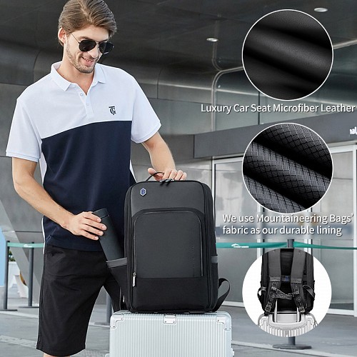 ARCTIC HUNTER τσάντα πλάτης B00403 με θήκη laptop 15.6, USB, 19L, γκρι B00403-GY