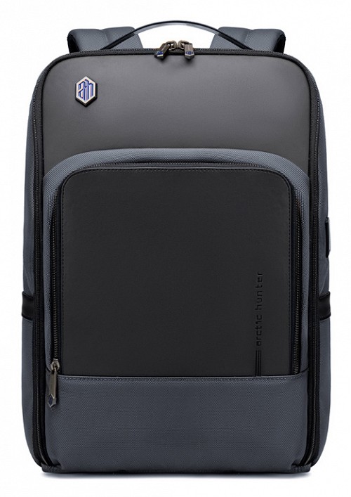 ARCTIC HUNTER τσάντα πλάτης B00403 με θήκη laptop 15.6, USB, 19L, γκρι B00403-GY