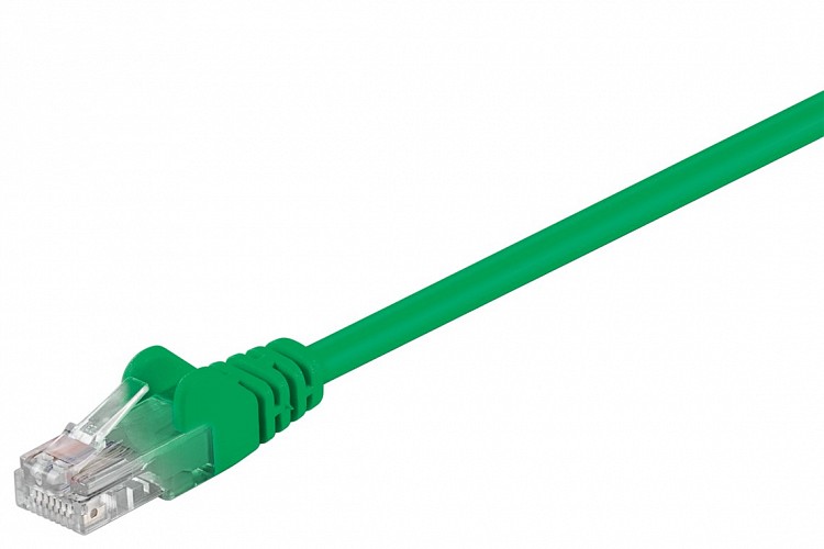 GΟOBAY καλώδιο δικτύου 68343, CAT 5e U/UTP, CCA, PVC, 1m, πράσινο 68343