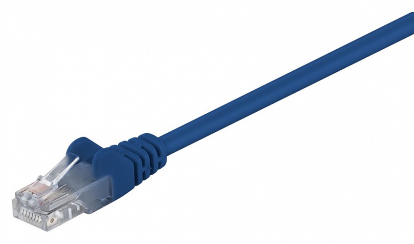 GΟOBAY καλώδιο δικτύου 68365, CAT 5e U/UTP, CCA, PVC, 3m, μπλε 68365