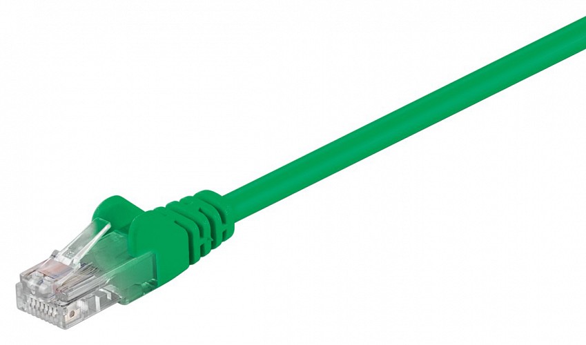 GΟOBAY καλώδιο δικτύου 68368, CAT 5e U/UTP, CCA, PVC, 3m, πράσινο 68368