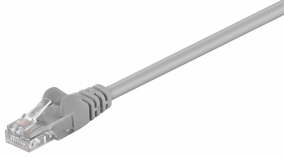 GΟOBAY καλώδιο δικτύου 68347, CAT 5e U/UTP, CCA, PVC, 10m, γκρι 68347