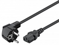 GOOBAY καλώδιο τροφοδοσίας 95142, 3G 1.00mm², 3m, μαύρο 95142