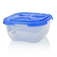 Σετ 3 Δοχεία Τετράγωνα Μπλε 0.55-1.1-2.1L 0321.100