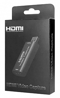POWERTECH video capture PTH-047, HDMI/USB σύνδεση, 4K/60Hz, μαύρο PTH-047