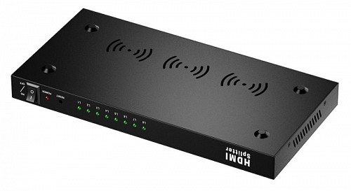 POWERTECH HDMI splitter PTH-049, 8 σε 1, 4K, μαύρο PTH-049