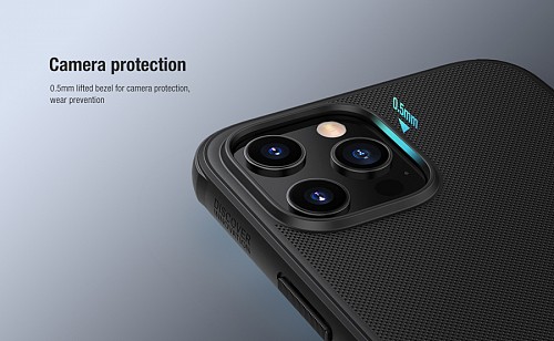 NILLKIN θήκη Super Frost Shield για  Apple iPhone 12 mini, μαύρη 6902048205802