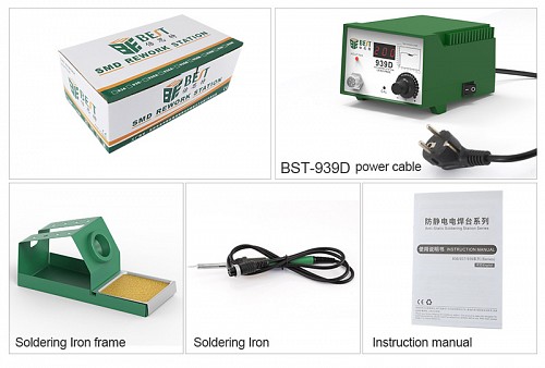 BEST Soldering station BST-939D, 90W, 200-480°C BST-939D