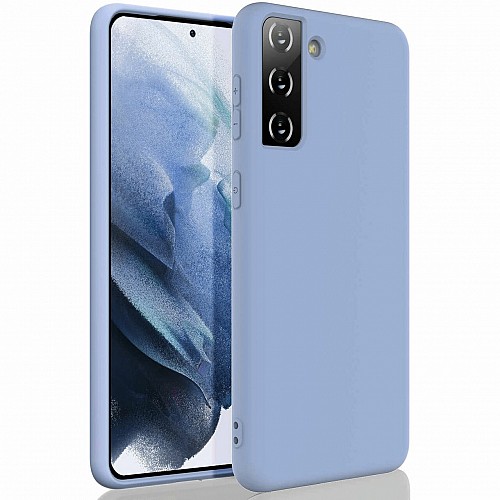 My Colors Liquid Silicon For Samsung S21  Light Blue