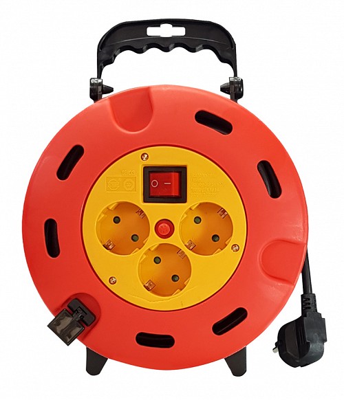 POWERTECH μπαλαντέζα κλειστού τύπου PT-896, 3x schuko, 16A, 5m PT-896