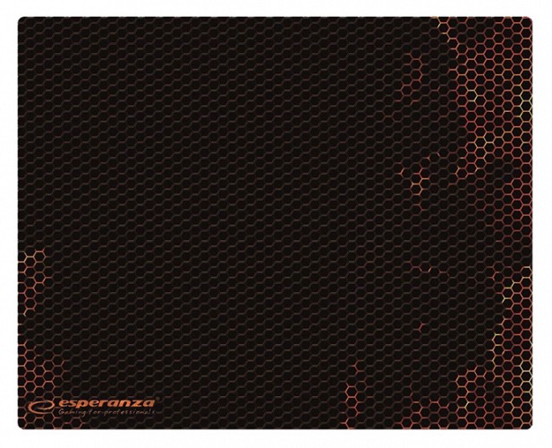 ESPERANZA gaming mouse pad Flame EGP103R, 400x300x3mm, μαύρο-κόκκινο EGP103R