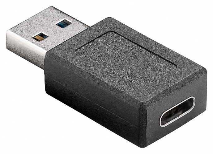 GOOBAY αντάπτορας USB σε USB-C θηλυκό 45400, 5Gbps, μαύρος 45400