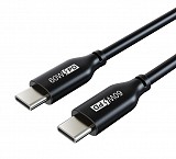 CABLETIME καλώδιο USB Type-C CM60, PD 60W, 3A, 1m, μαύρο 5210131037959