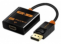 CABLETIME αντάπτορας DisplayPort σε HDMI CT-01G, Active, 4K/30Hz, μαύρος 5210131038994