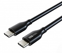 CT-CM100-PB1 CABLETIME καλώδιο USB-C CT-CM100 E-mark, 100W PD, 480Mbps, 1m, μαύρο 5210131037973