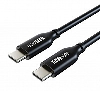 CABLETIME καλώδιο USB Type-C CM60, PD 60W, 3A, 1m, μαύρο 5210131037959