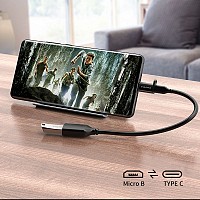 CABLETIME αντάπτορας USB Type-C σε USB Micro CMBF, μαύρος 5210131038468