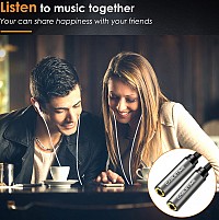 CABLETIME καλώδιο ήχου 3.5mm σε 2x 3.5mm CT-P12G, 3-pole, 20cm, μαύρο 5210131039359