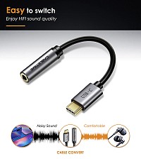 CABLETIME αντάπτορας USB-C σε 3.5mm CT-CMAUDIO, γκρι 5210131038536