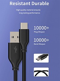 CABLETIME καλώδιο USB-C σε USB U323A, 15W, 480Mbps, 0.25m, μαύρο 5210131038116