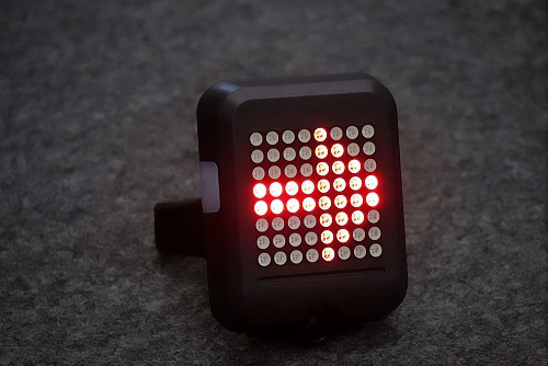 Έξυπνος οπίσθιος φωτισμός ποδηλάτου BIKE-0034, LED, μπαταρία, USB, μαύρο BIKE-0034