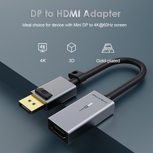 CABLETIME  DisplayPort  HDMI CT-P02G4K60R, 4K/60Hz,  5210131038932
