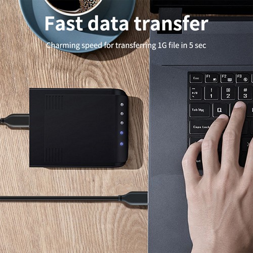 CABLETIME καλώδιο USB-C σε USB CMAMN, 15W, 5Gbps, 1m, μαύρο 5210131038208