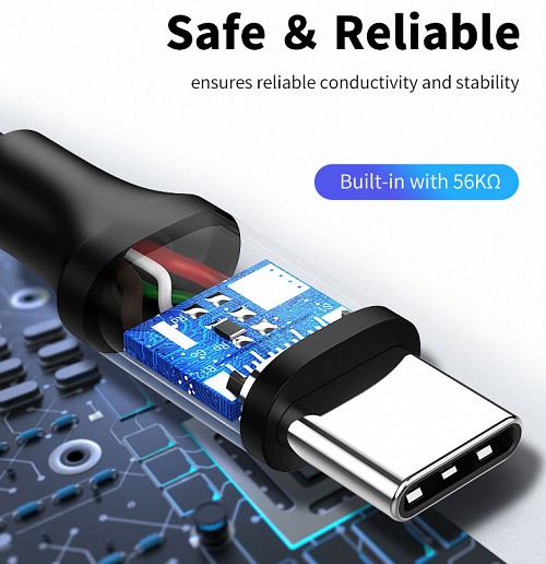CABLETIME καλώδιο USB-C σε USB U323A, 15W, 480Mbps, 0.25m, μαύρο 5210131038116