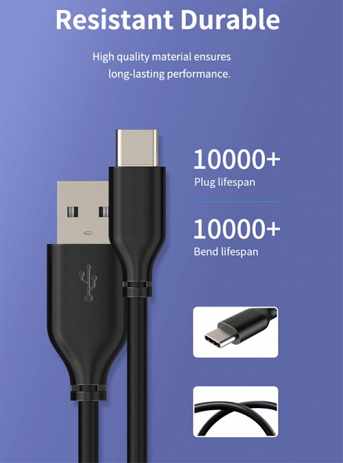 CABLETIME καλώδιο USB-C σε USB U323A, 3A, 480Mbps, 1m, μαύρο 5210131038123