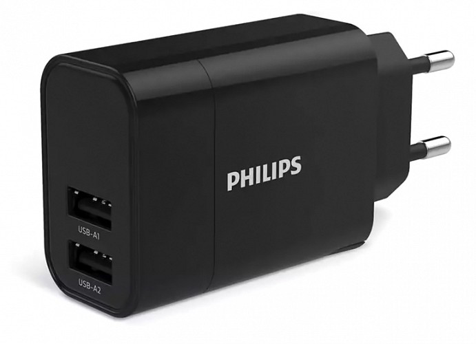 PHILIPS   DLP2620-12, 2x USB, 17W,  DLP2620-12