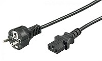 GOOBAY καλώδιο τροφοδοσίας 68605, 0.75mm², 1.5m, μαύρο 68605