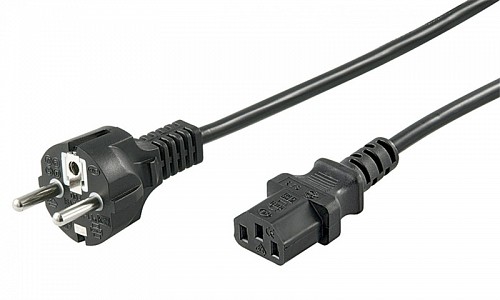 GOOBAY καλώδιο τροφοδοσίας 68605, 0.75mm², 1.5m, μαύρο 68605