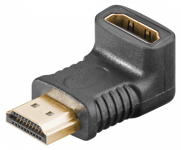 GOOBAY αντάπτορας HDMI 51727, γωνιακός, 4K/60Hz, μαύρος 51727