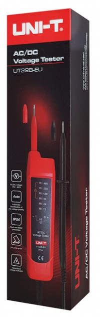 UNI-T μετρητής τάσης AC/DC UT22B-EU, 12V έως 400V, IP54 UT22B-EU