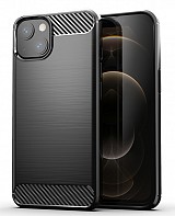 POWERTECH Θήκη Carbon MOB-1659 για iPhone 13 mini, μαύρη MOB-1659