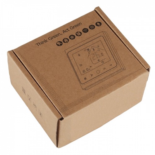 Smart θερμοστάτης πετρελαίου BHT-002-GBLWDB, dual band WiFi, χωνευτός, λευκός BHT-002-GBLWDB