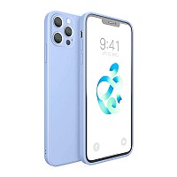 Bodycell Square Liquid Silicon Case iPhone 13 Pro  Light Blue