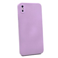 Bodycell Square Liquid Silicon Case iPhone XS MAX Light Violet