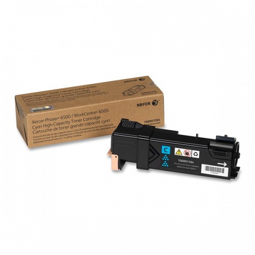 XEROX PHASER 6500, WC 6505 HC CYAN TONER (2.5k) (106R01594) (XER106R01594)