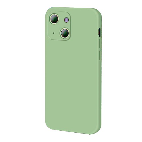 Bodycell Square Liquid Silicon Case iPhone 13 mini Light Green