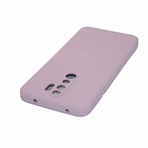 Bodycell Square Liquid Silicon Case Xiaomi Note 8 Pro Light Violet