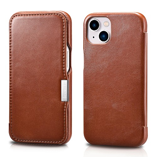 iCarer RIX 1305 iPhone 13 Mini Metal Clip Brown