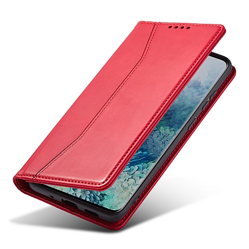 Bodycell Book Case Pu Leather Realme 8 5G Red