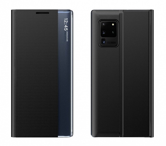 POWERTECH θήκη Sleep MOB-1671 για Samsung A02s, μαύρη MOB-1671