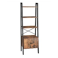 Μεταλλική Ραφιέρα με 4 Ράφια και 1 Ντουλάπι 56 x 34 x 173 cm Vasagle (LLS47BX) (VASLLS47BX)